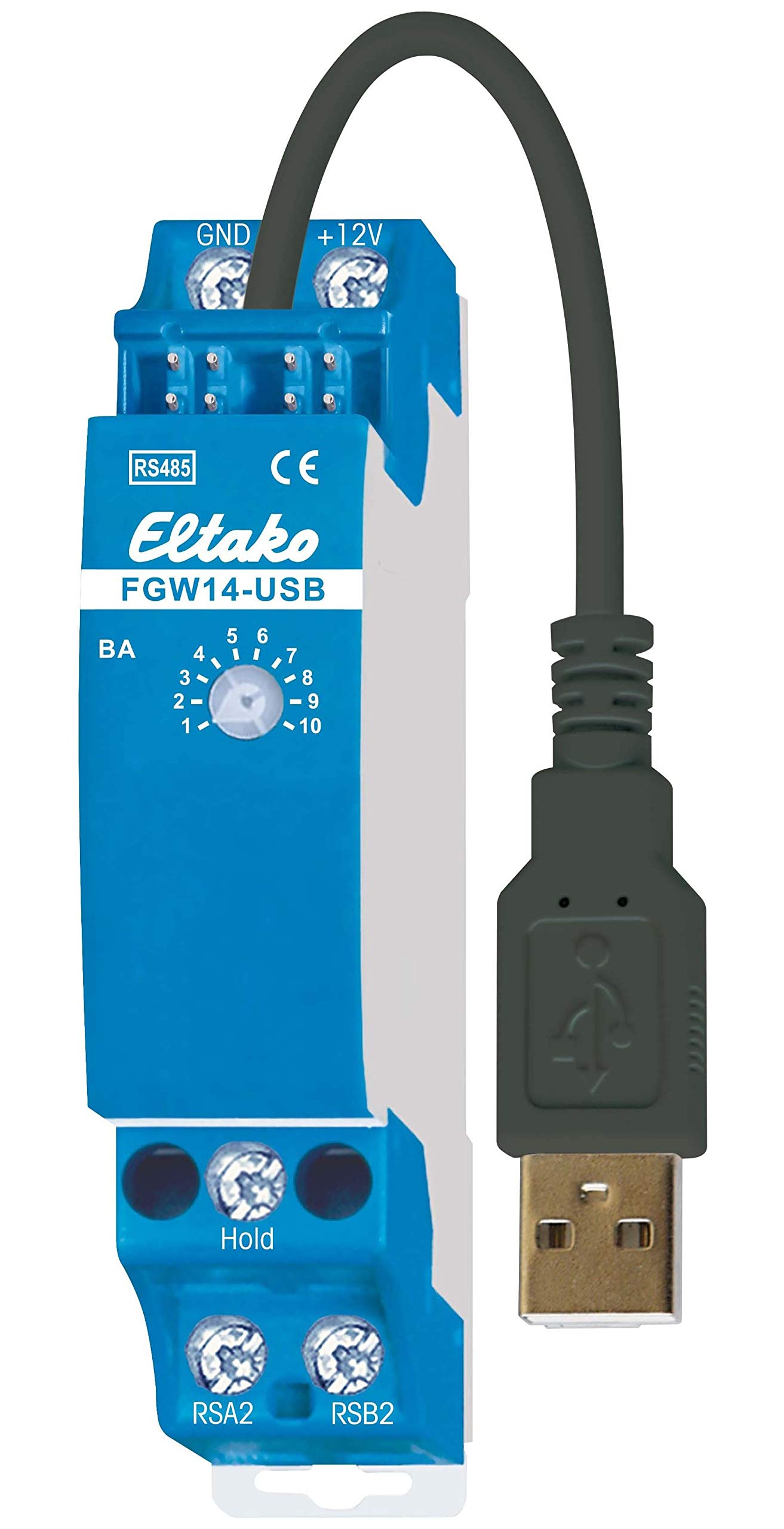 Passerelle de bus RS485 Eltako FGW14-USB convertisseur rail
