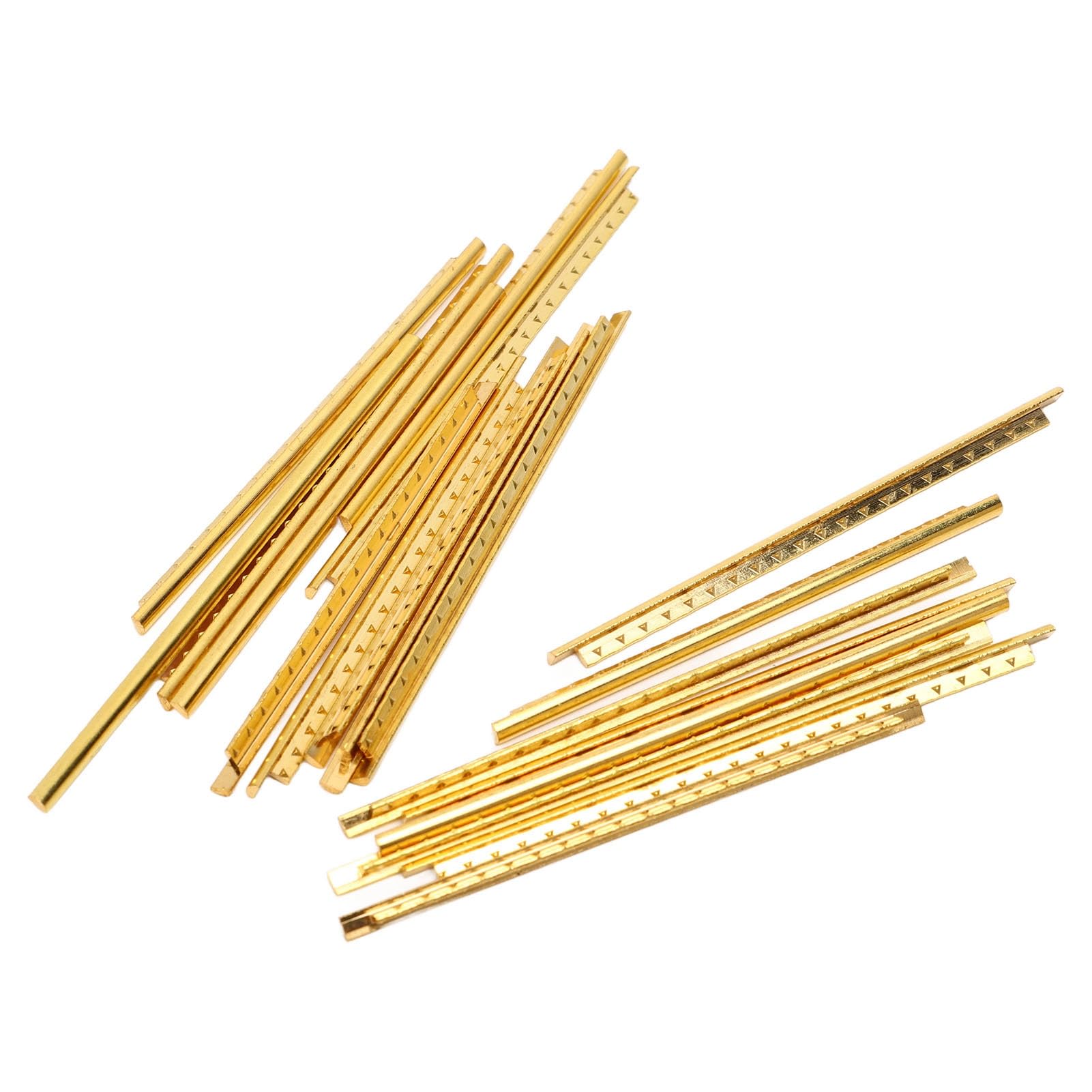 Electric Guitar Fret Wire Replacement - 19pcs Metal Pre Rounded Corner Design