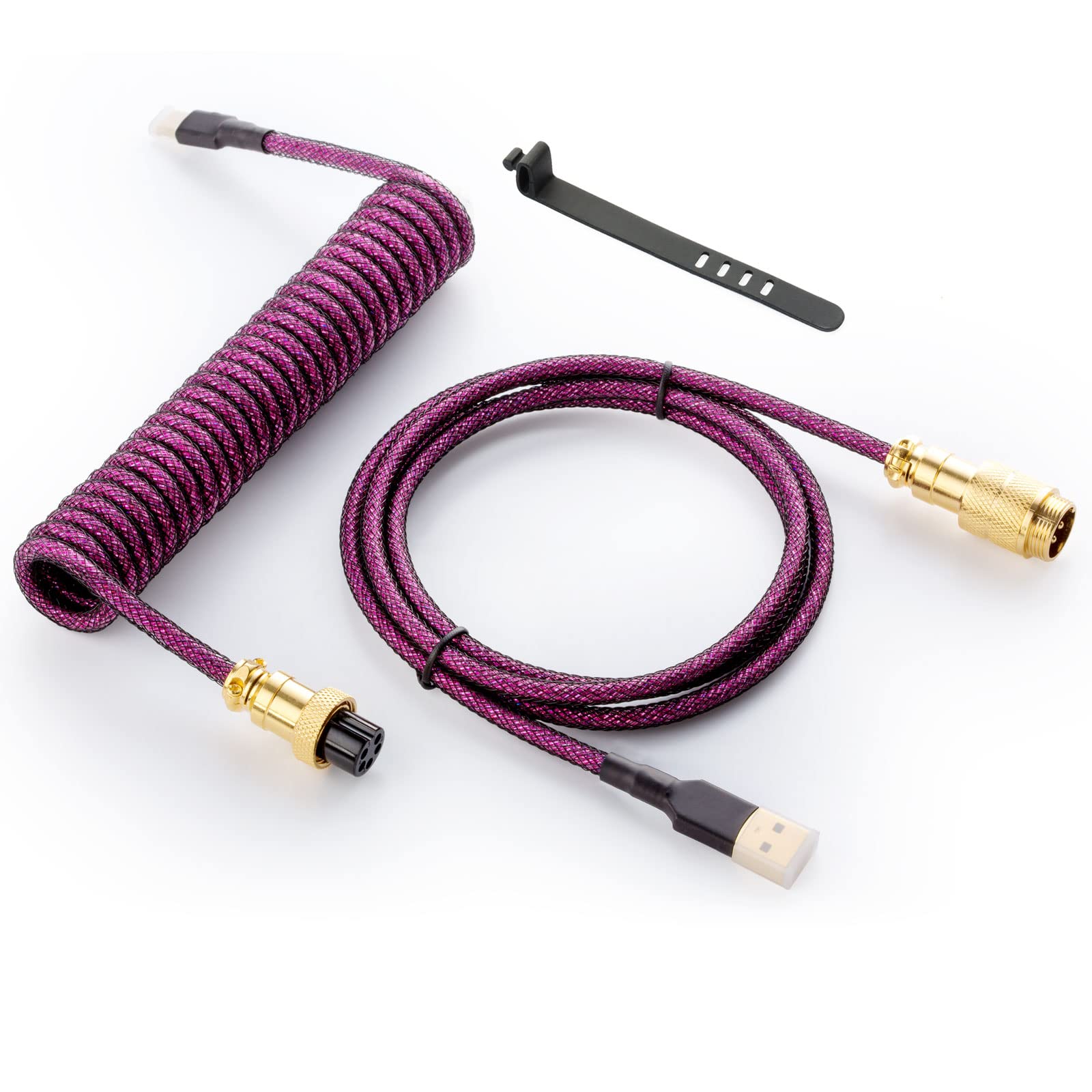 Buy Mjo Starlight Coiled USB C Keyboard Cable for Gaming Keyboard