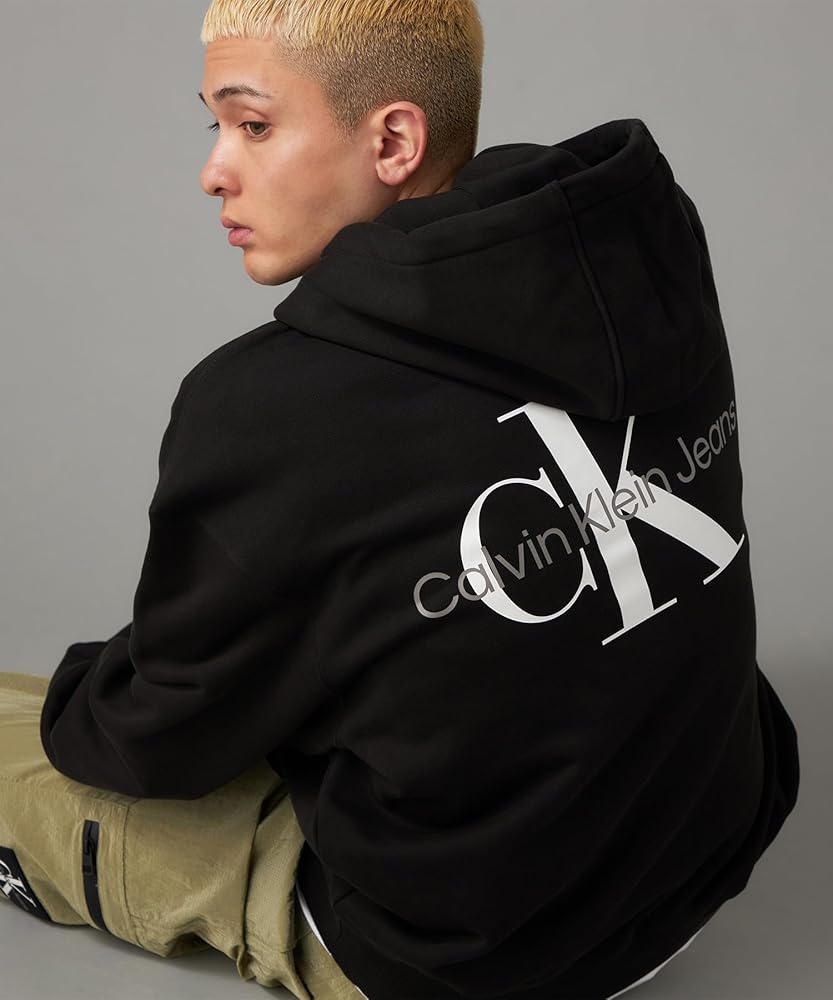リラックスフィットスタンダードロゴフーディー Amazon.co.jp: (カルバンクライン) CALVIN KLEIN ユニセックス