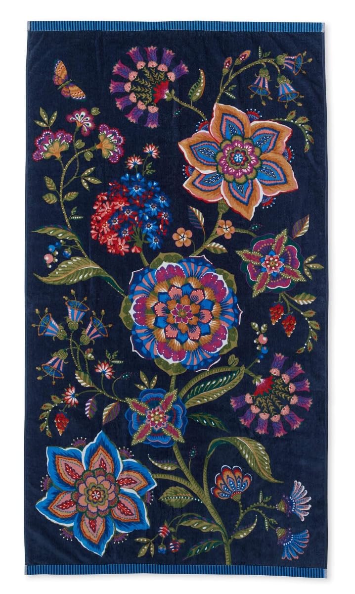 Pip studio - telo mare spugna 100x180 pip studio viva la vida blu