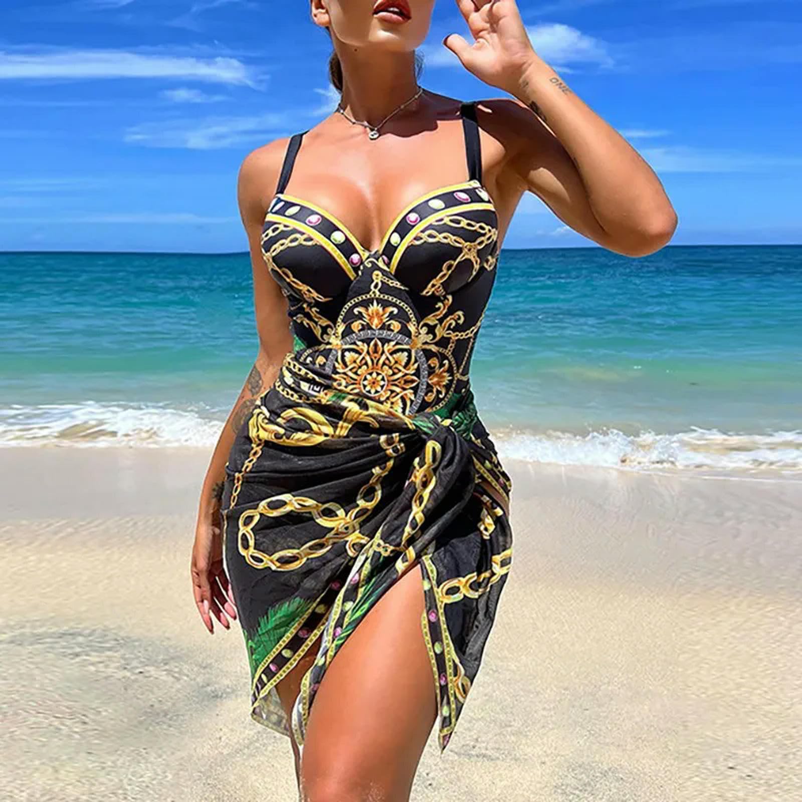 2024 Zwei Stück Frauen Bikini Set Push Up Floral Gedruckt Bikinis Strappy Bandage Bademode Brasilianischen Biquini Badeanzug