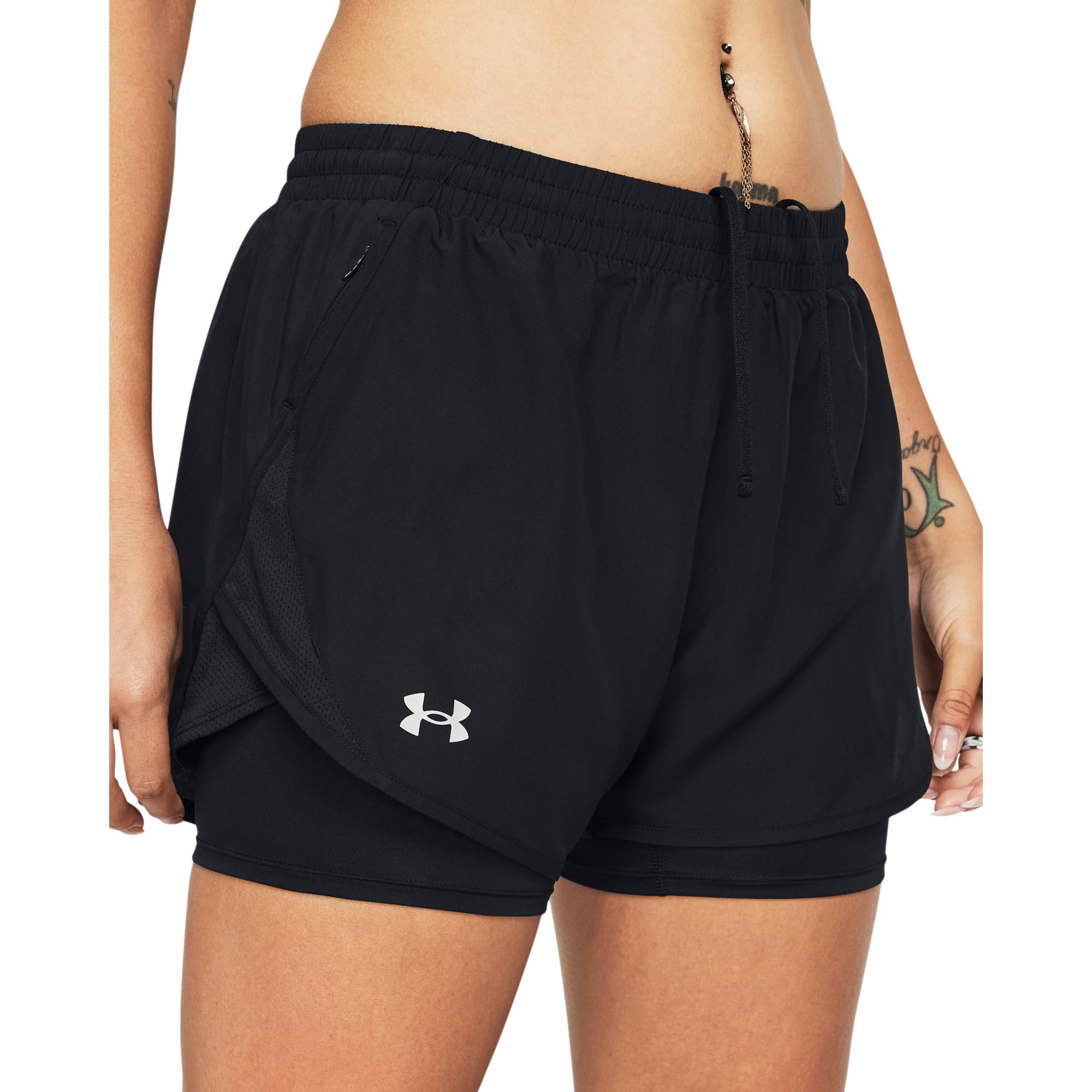 Under Armour Uomo UA Launch 7'' 2-in-1 Short, Pantaloncini Palestra Uomo, Shorts Uomo Elasticizzati in 4 Direzioni, Pantaloncini Uomo Sportivi Comodi e Traspiranti