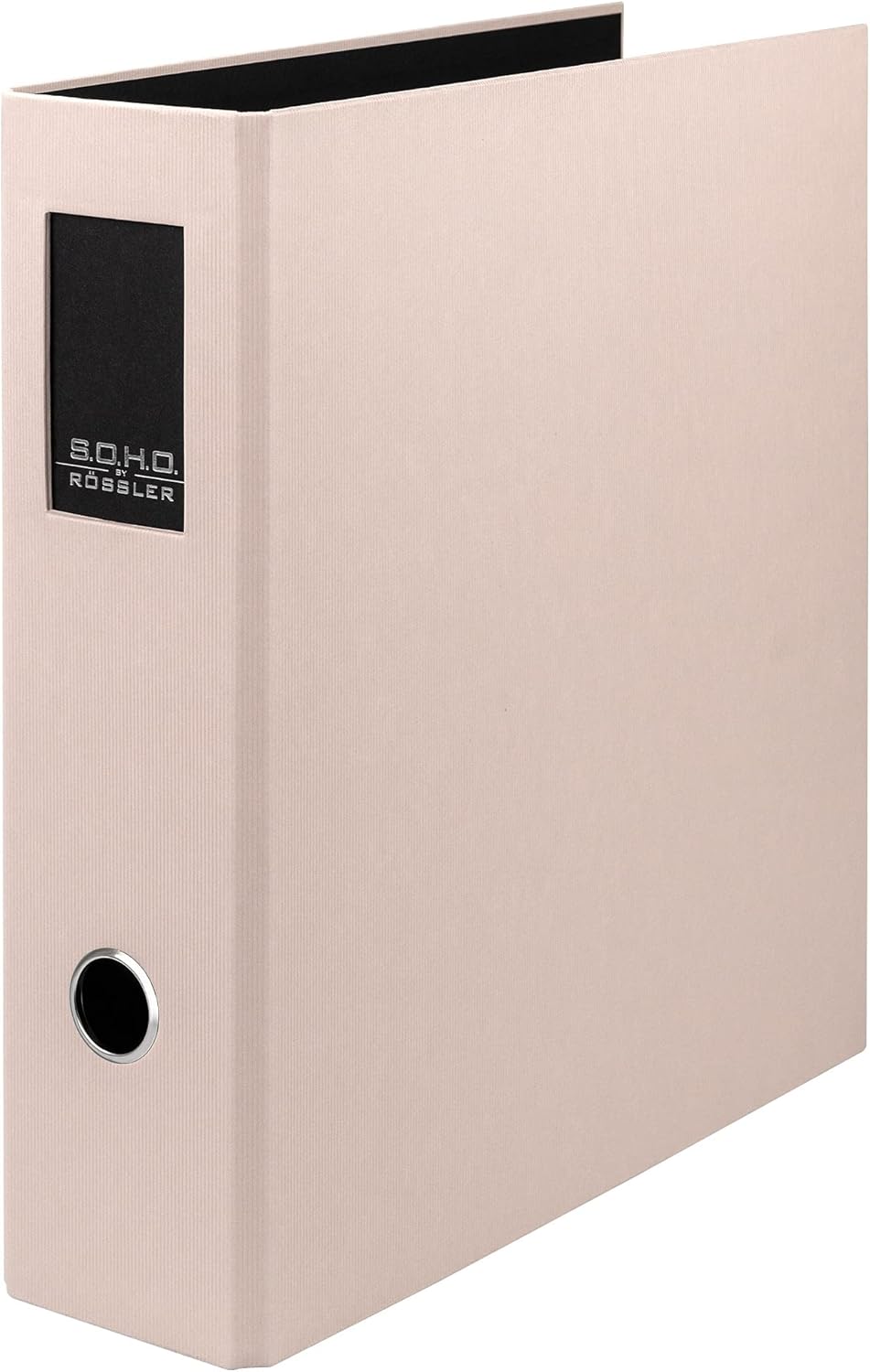 Rössler S.O.H.O. 80mm Spine A4 Lever Arch File with Index Aperture - Powder