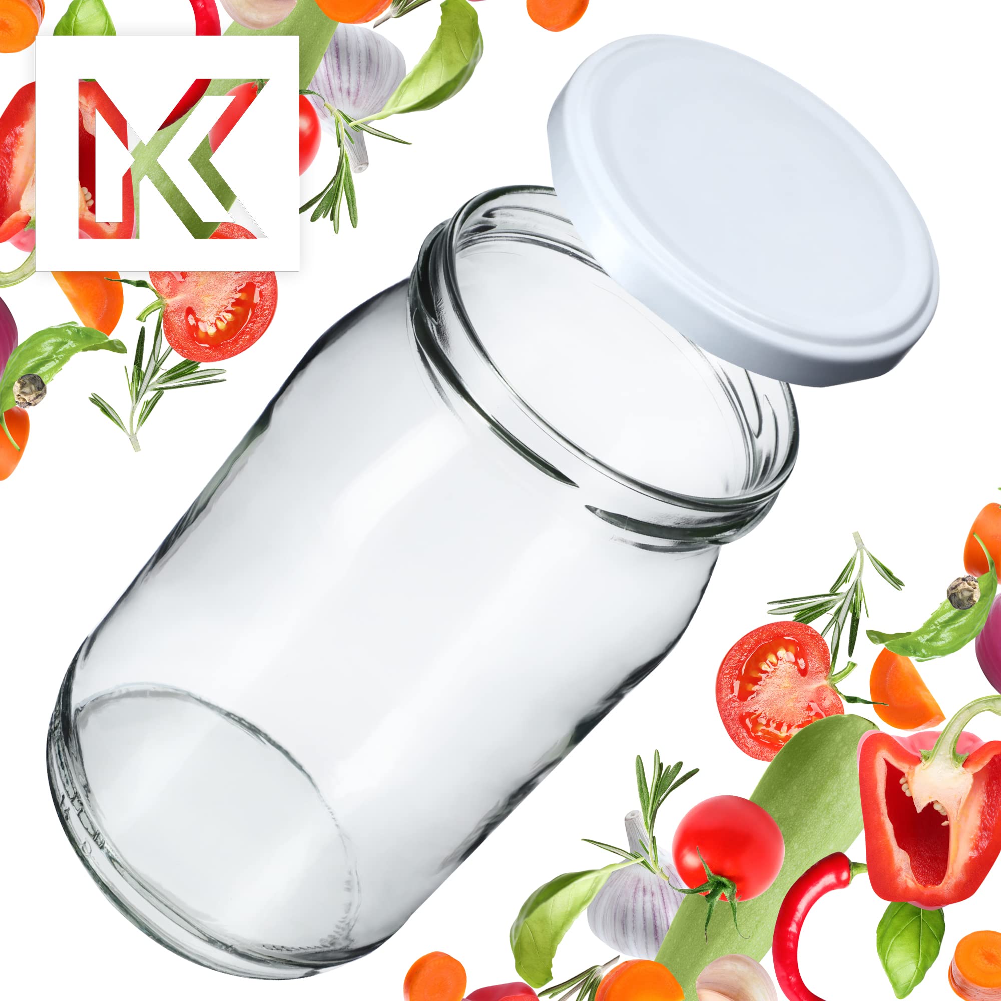 Confituurpot Jampot Inmaakpot met schroefdeksel van 210 ml - 7 x 7 cm Confituurpot Jampot Inmaakpot met schroefdeksel van 210 ml - 7 x 7 cm