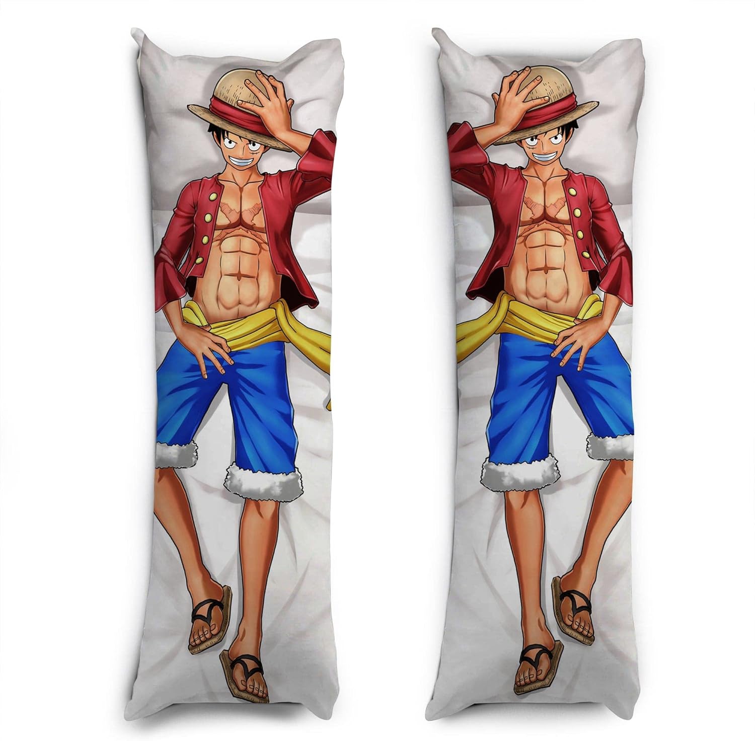 DrawyMe Luffy Body Pillow, Body Pillow Case, Anime Body