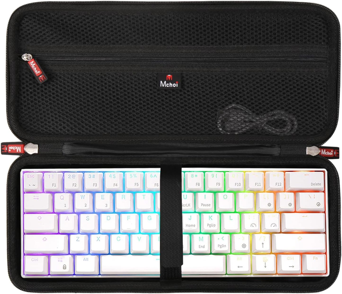 Mechanical Keyboard Case Suitable for 60% 65% Wired/Wireless Bluetooth Mechanical Gaming Keyboard, Case Only