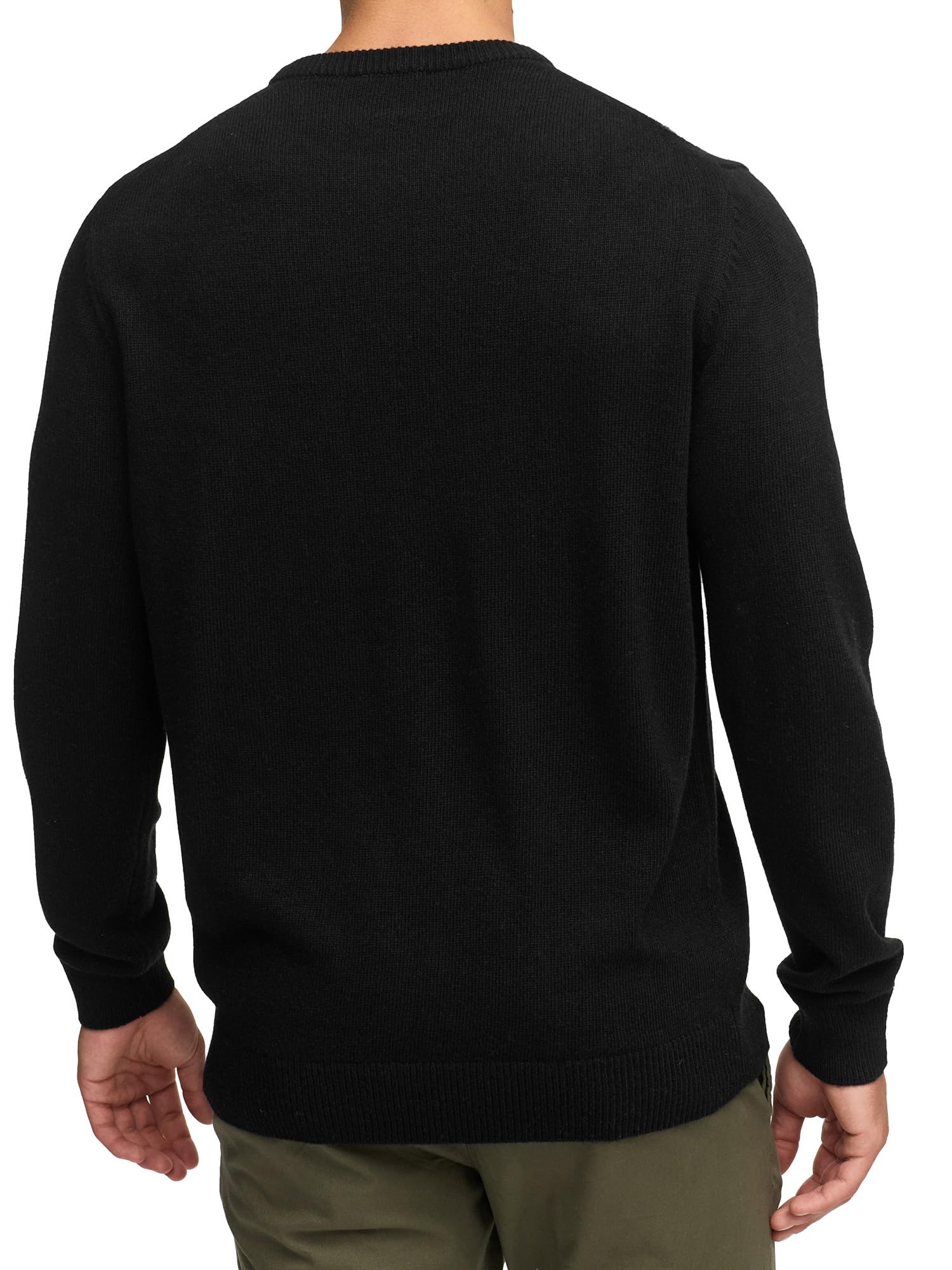 Indicode INMargous - Maglione da uomo con scollo rotondo, classico, a maglia fine, per uomo