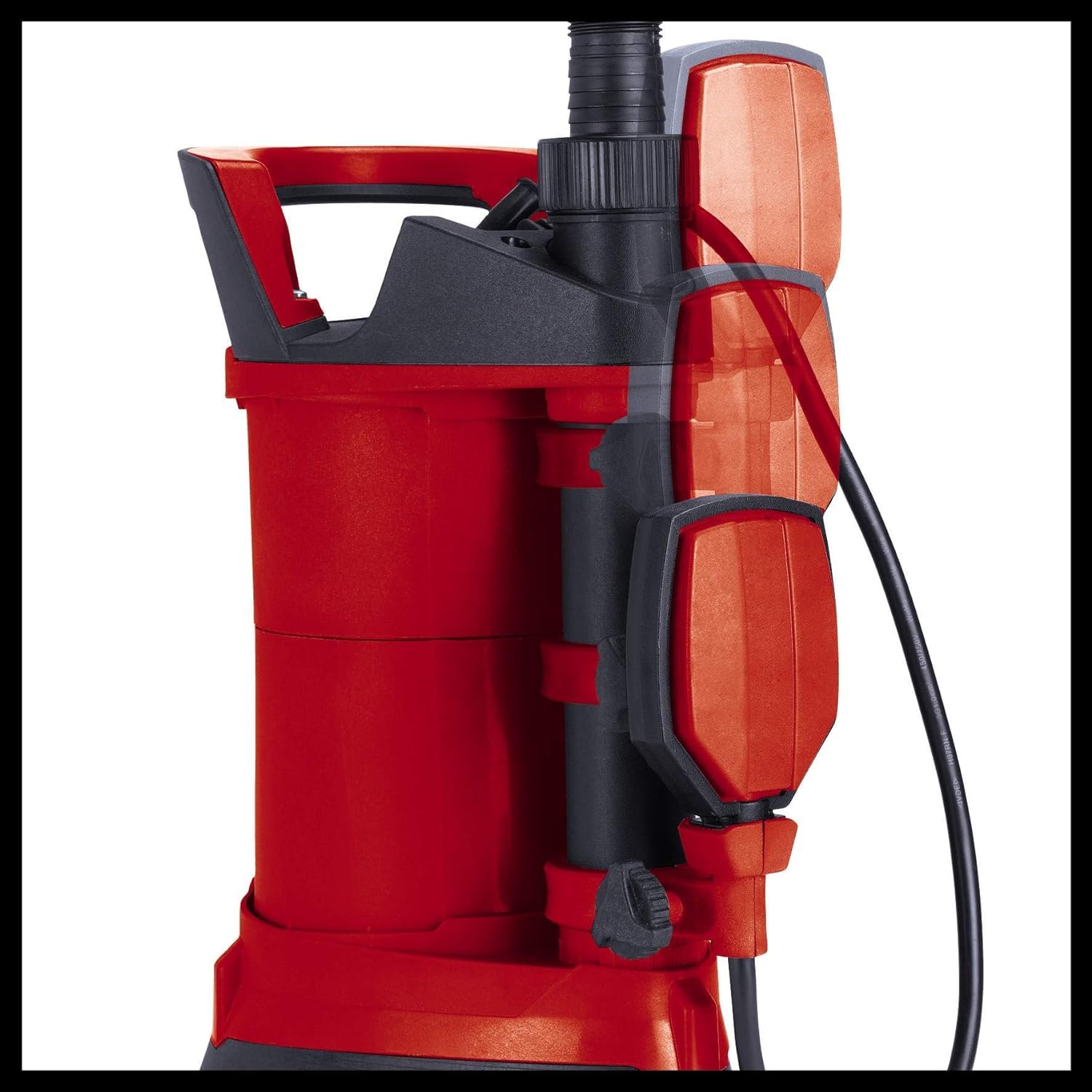 Einhell Schmutzwasserpumpe GE-DP 3925 ECO (390 W, Ø25 mm Fremdkörper, 10.000 L/h Förderl., ECO-Power, Schwimmerschalter, Tragegriff mit Kabelaufwicklung)