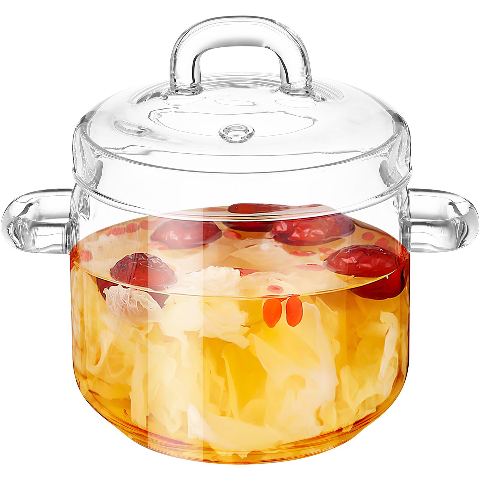 Pot de cuisson instantané HEMOTON de 700 ml en verre pour œufs et crème