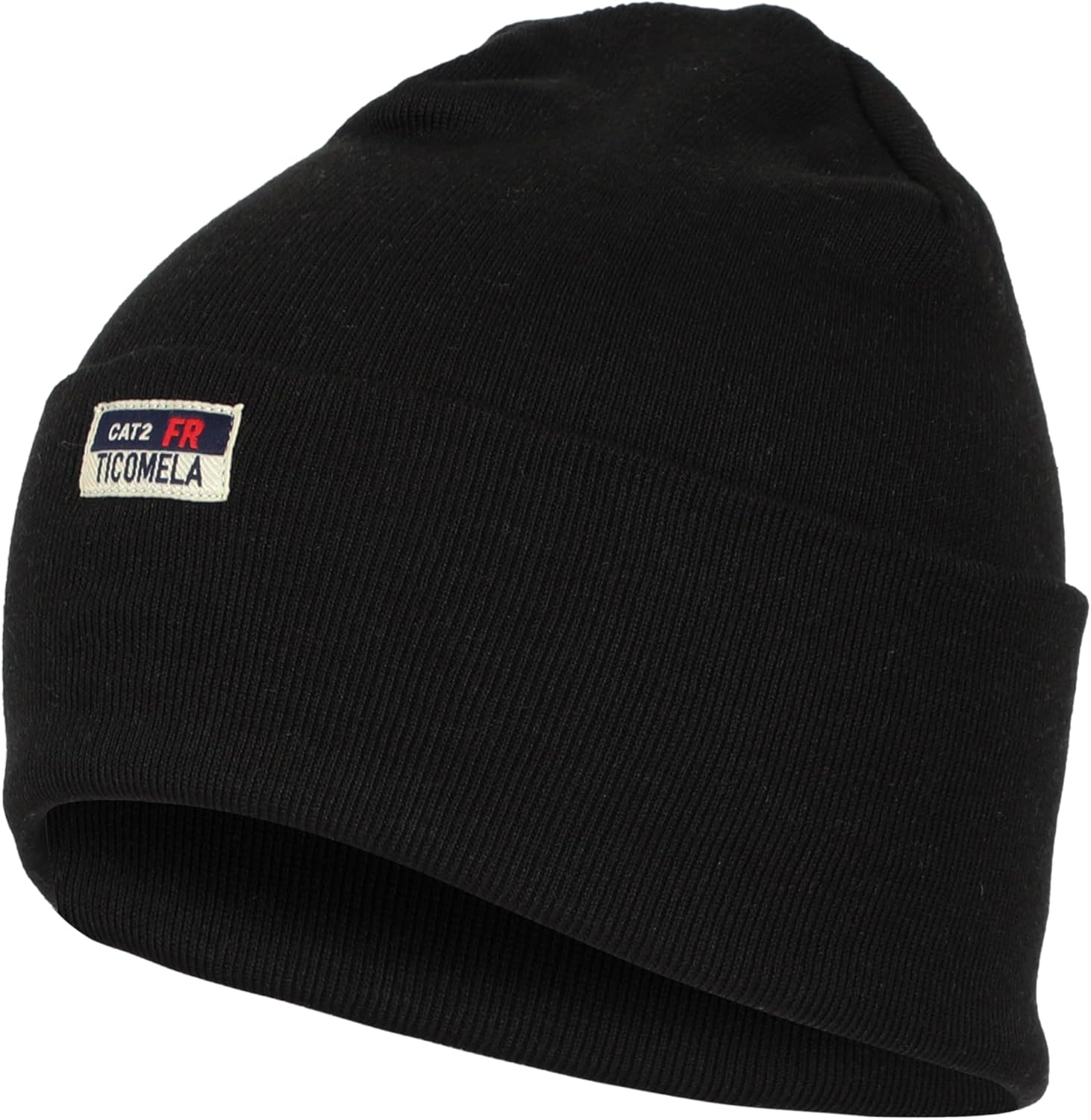 TICOMELA FR Beanie Hat,Flame Resistant Welding Skull Cap Modacrylic Cotton,NFPA2112 CAT2 Arc Rated Work Safety Cover,One Size
