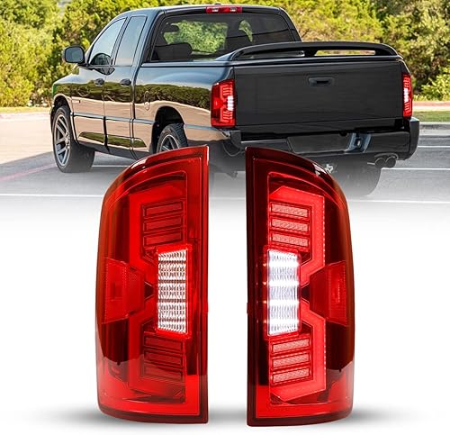 Miniatura 1 de Nixon Offroad Luces traseras LED Ram para Dodge Ram 1500 pickup 2002-2006 y Dodge Ram 25003500 2003-2006, conjunto de luces traseras LED Ram con
