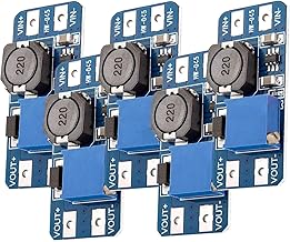 AZDelivery 5 x MT3608 Adattatore di Alimentazione DC-DC Modulo Step Up compatibile con Arduino incluso un E-Book!