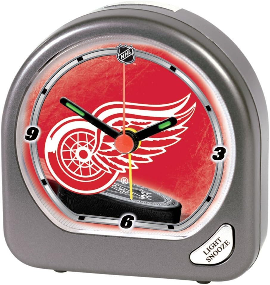 NHL Detroit Red Wings 0816361 Alarm Clock Sports Fan