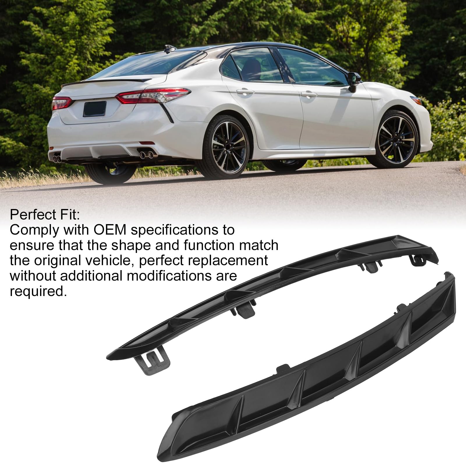 Amazon.com: 1Pair Rear Bumper Side Extension 52166 06030 Sturdy