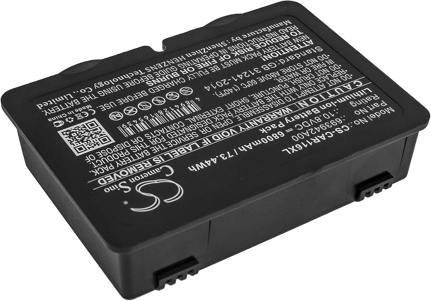 SPANN Battery Replacement for Chauvin Arnoux C.A 6116N, C.A 6117, Part No: 693942A00 10.8V