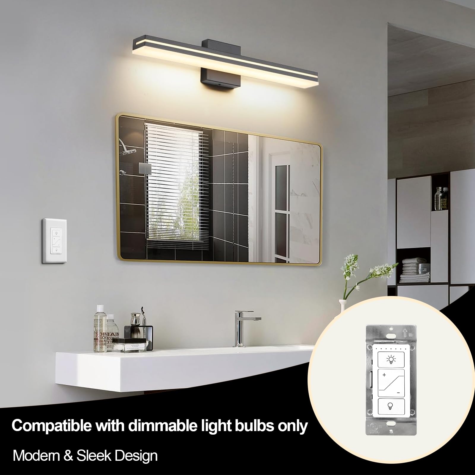 Variateur d'intensité numérique 12 V-24 V pour lumière LED
