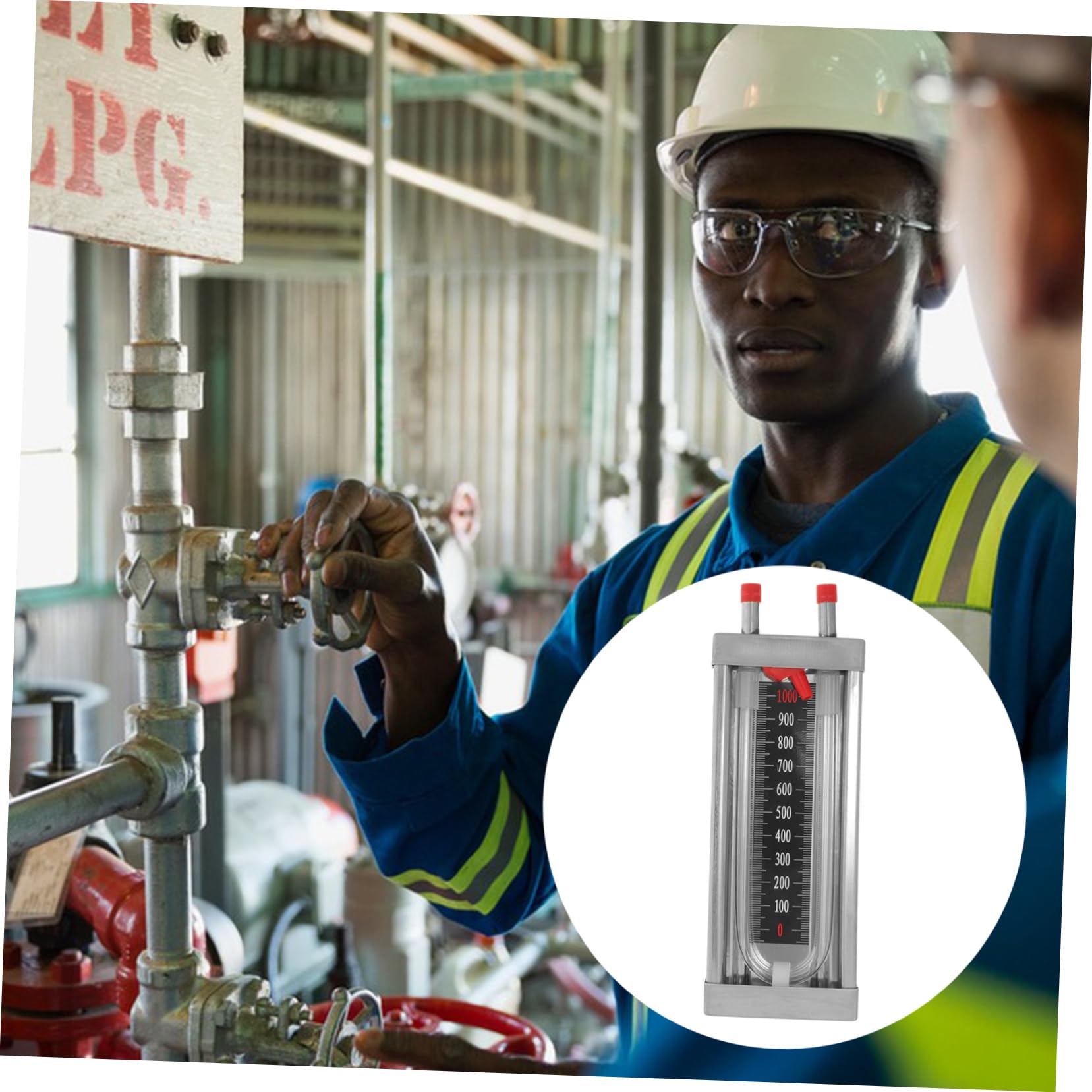 Ciieeo 3 Piezas Manómetro Tu Medidor De Presión De Agua Regulador Metalico Medidor De Columna De Agua Acero Inoxidable