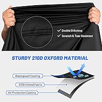 Vista 3 de Favoto Funda de almacenamiento para scooter de movilidad, impermeable, tela Oxford 210D, cubierta de almacenamiento para scooter eléctrico