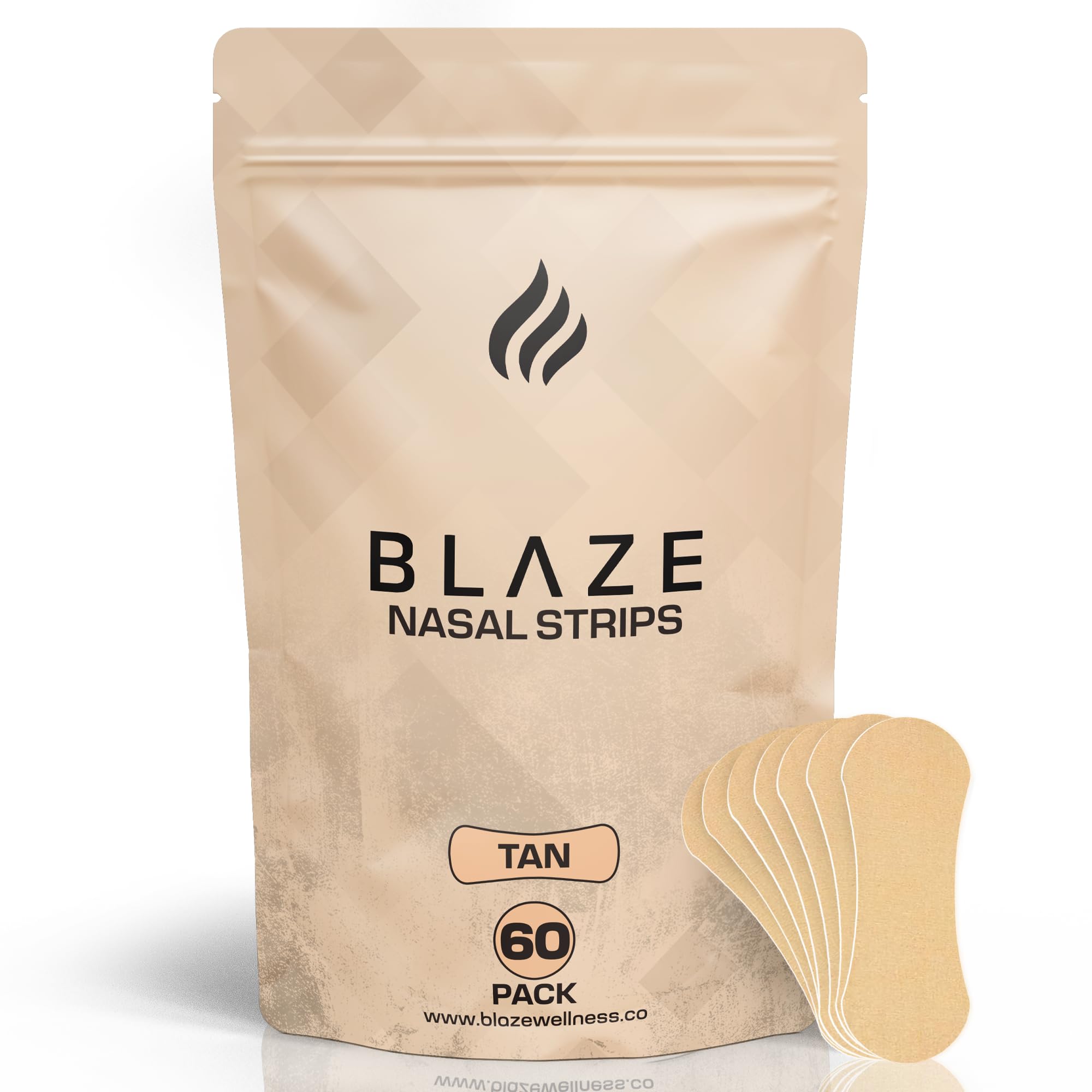 Nasal Strips for Snoring & Sleeping (60 PK) - Nose Strips for Breathing - Deviated Septum Tape & Sinus Congestion Relief for Adults - Improve Sleep