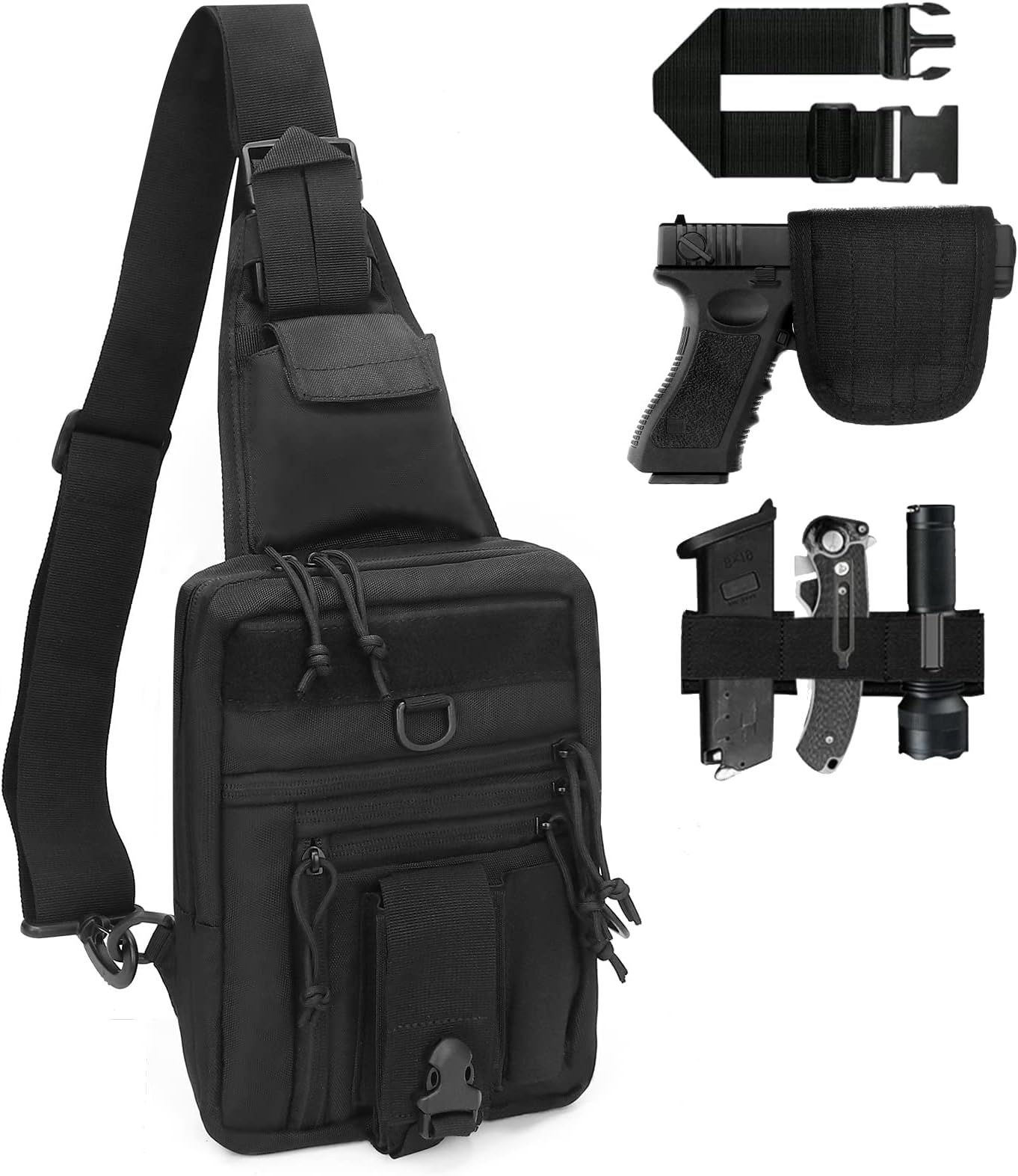 Tactical Chest Pistol Sling Bag