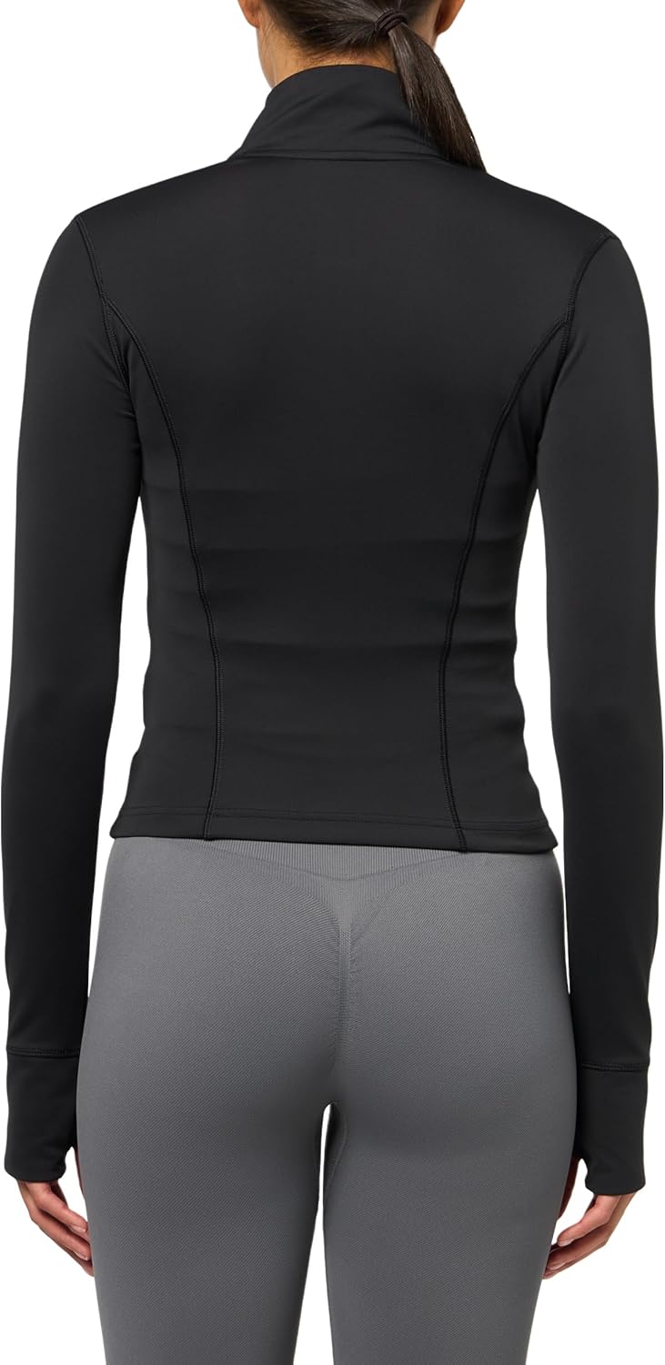 adidas womens Optime Essentials Full-zip Training Sweatshirt - Image 2