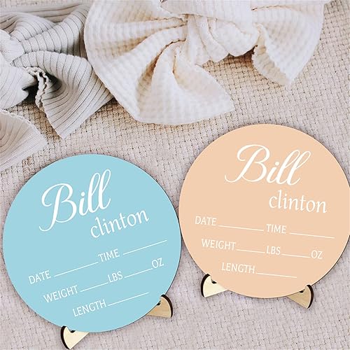 Miniatura 6 de Letrero personalizado de nacimiento de bebé, letrero de anuncio de bebé, placa con nombre de bebé, regalos de baby shower, letrero de bienvenida