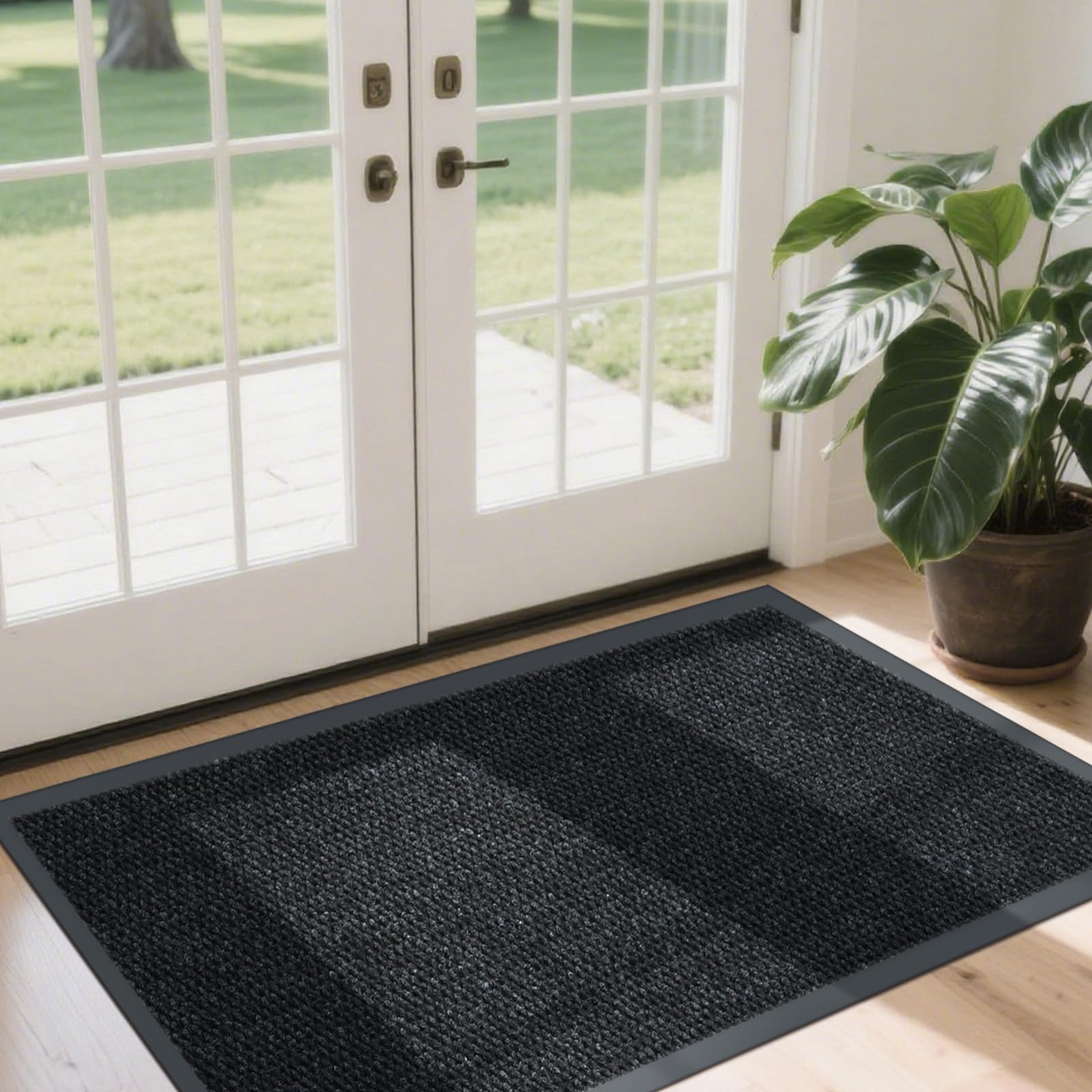 Front Door Mat Indoor Outdoor Entrance 3ft x 5ft Non Slip Custom Size Outdoor Mat Commercial Easy Clean