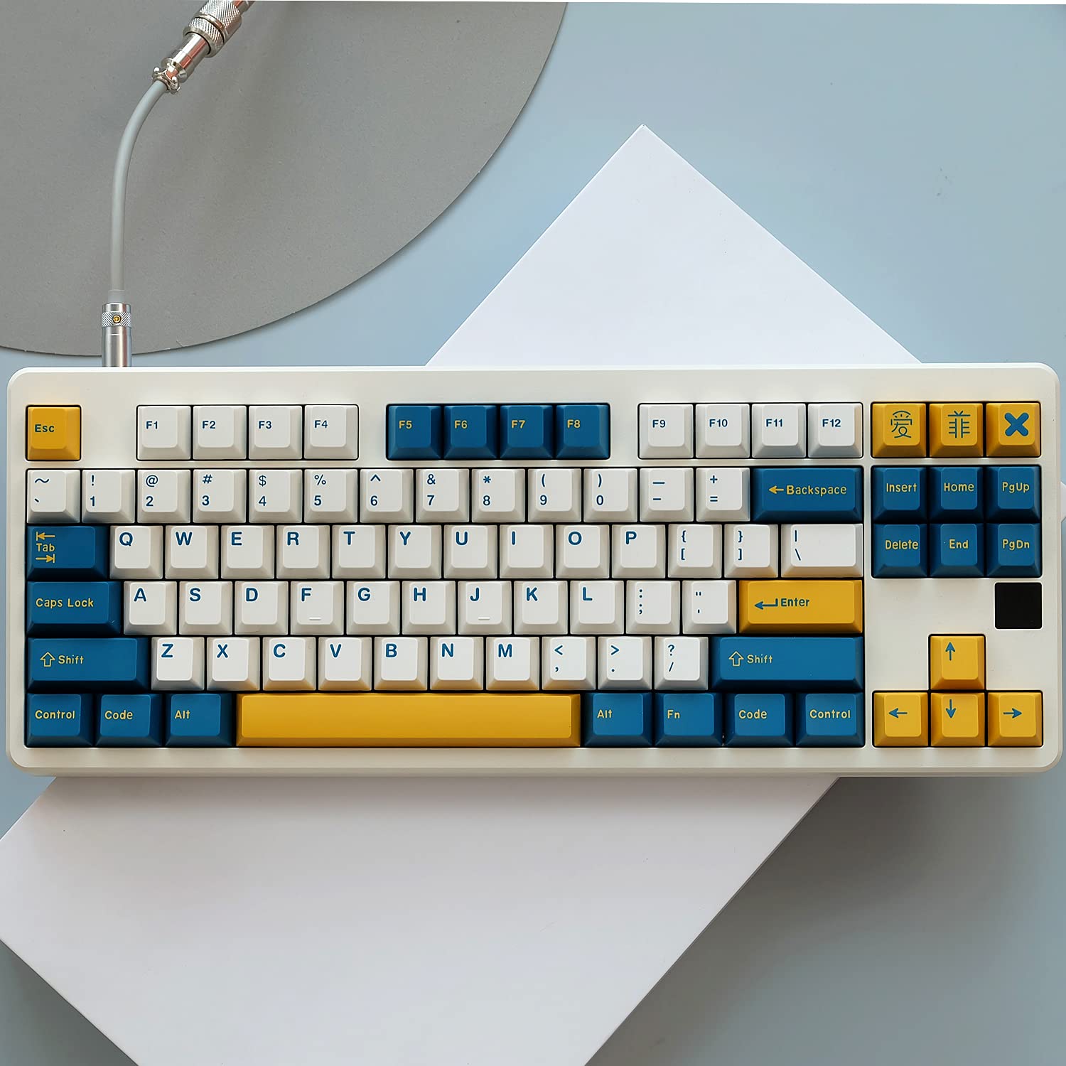 Merlin Keycaps 171 Keys ABS Doubleshot Keycaps Cherry Profile Merlin Theme Style Thick ABS Keycaps for Cherry Gateron MX Switch Mechanical Keyboards (Merlin Keycap)