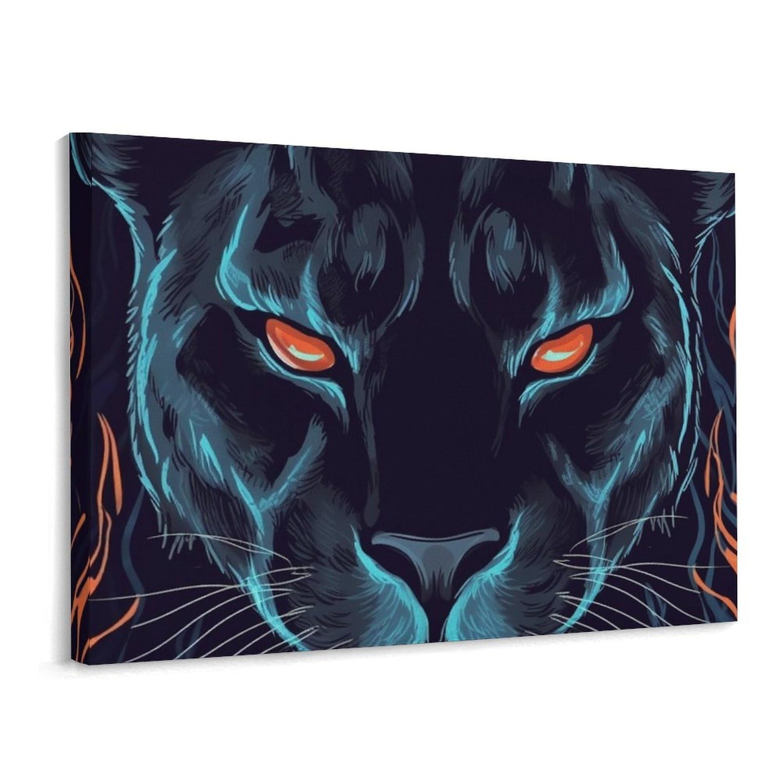 Canvas Wall Art for Living Room Prints Aesthetic Poster Canvas Paintings Prints Black Panther Artwork Pictures ArtWork Office Wall Decor Modern Abstract Wall Art for Bedroom Home Decor 30x40 Cm