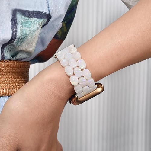 Miniatura 5 de V-MORO Pulsera de resina compatible con Apple Watch de 1.81 pulgadas, 1.77 pulgadas, 1.73 pulgadas, 1.65 pulgadas, correa ligera y elegante para