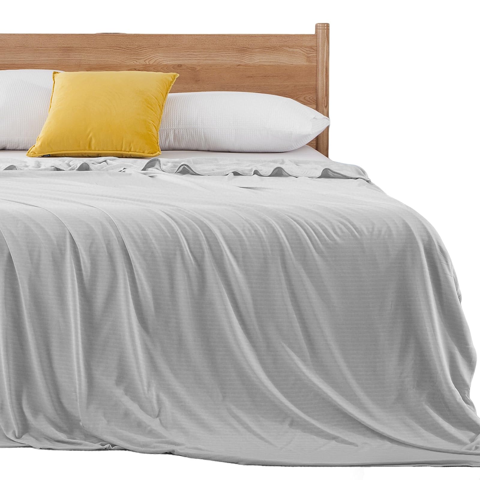 Elegear Kühldecke Sommerdecke - Japanische Arc-Chill 3.0 Kühlfasern 2in1 doppelseitige Selbstkühlende Decke für Besseren Schlaf Antiallergie und Atmungsaktive Weiche Wohndecke Reisedecke 200 x 220 cm