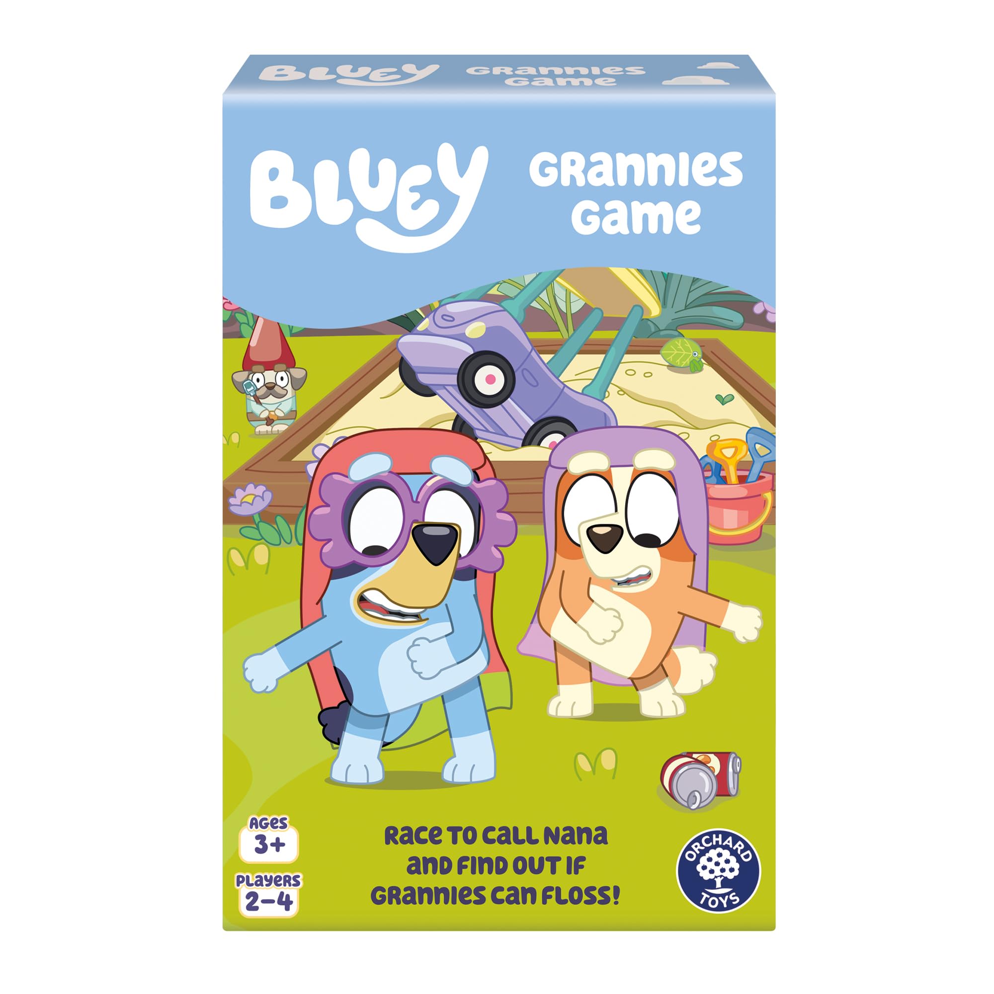 Official Bluey Grannies Matching and Memory Game By Orchard Toys for children age 3+ Matching game