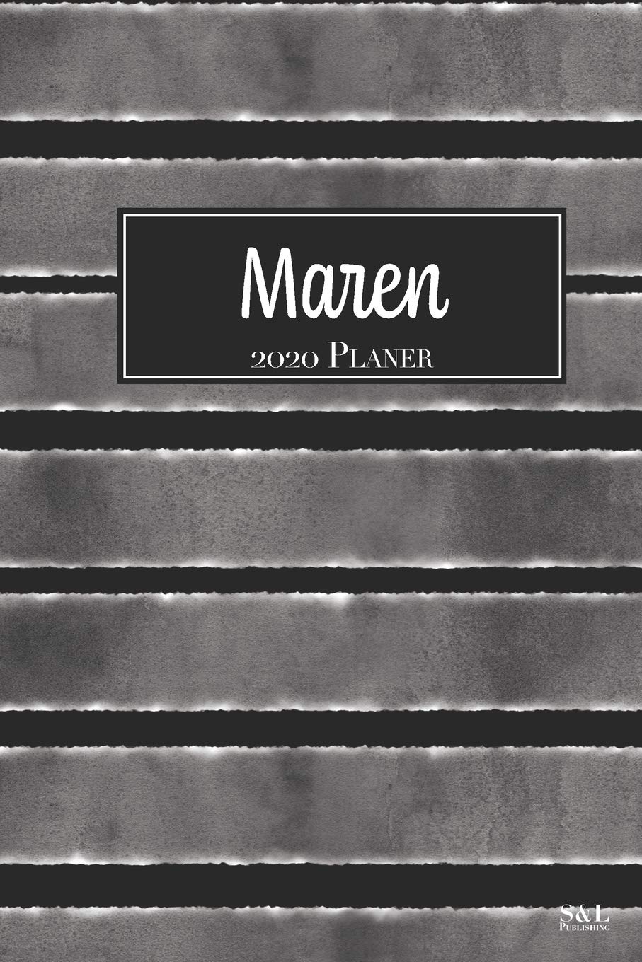 Maren 2020 Planer: A5 Minimalistischer Kalender Terminplaner Jahreskalender Terminkalender Taschenkalender mit Wochenübersicht