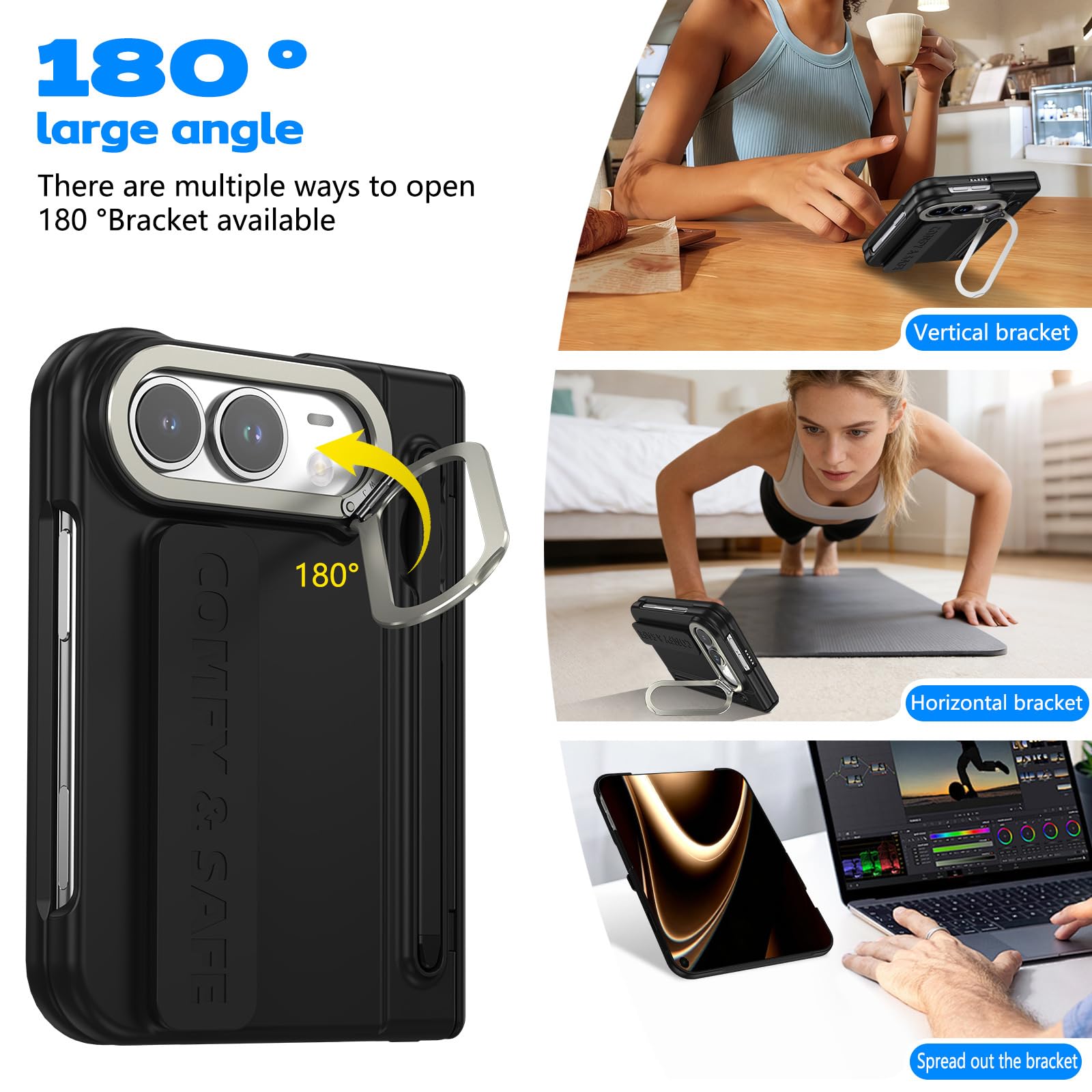 Odporne na uderzenia etui do iPhone Duo, z otworem na długopis i ukrytym