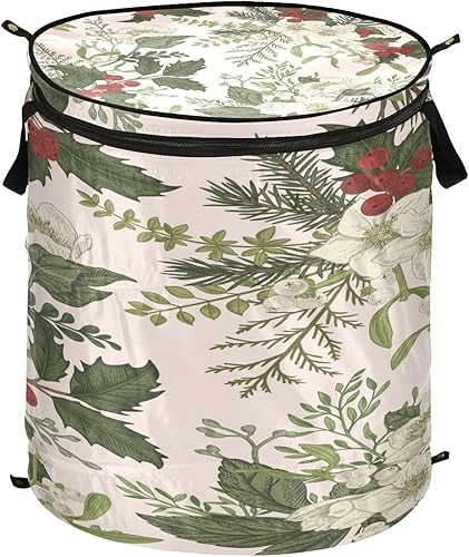 tub outdoor collapsable durable fabric storage for laundry room Christmas Floral Country,bolsa para la ropa sucia disponible en Yaxa Venezuela