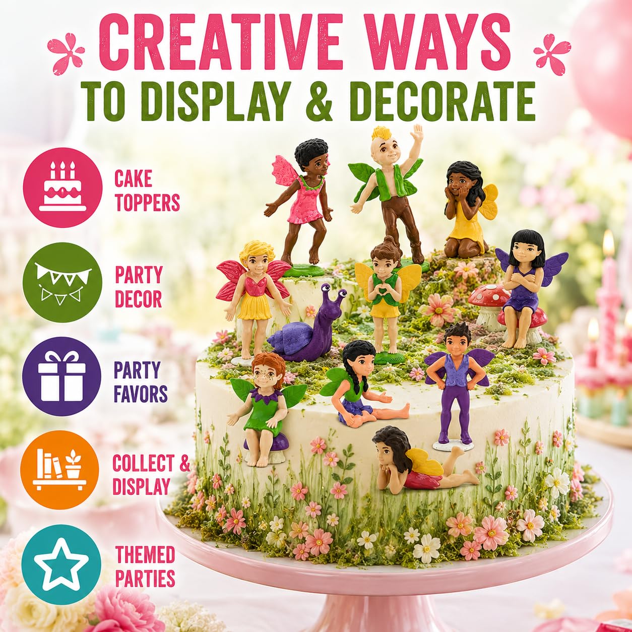 Safari Ltd. Friendly Fairies Super Toob - 12 Miniature Fairy Figurines — Amazon image 3