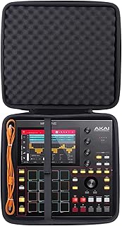 co2CREA Hard Carrying Travel Case for Akai Professional MPC One/MPC One+ Standalone Drum Machine, Black case only