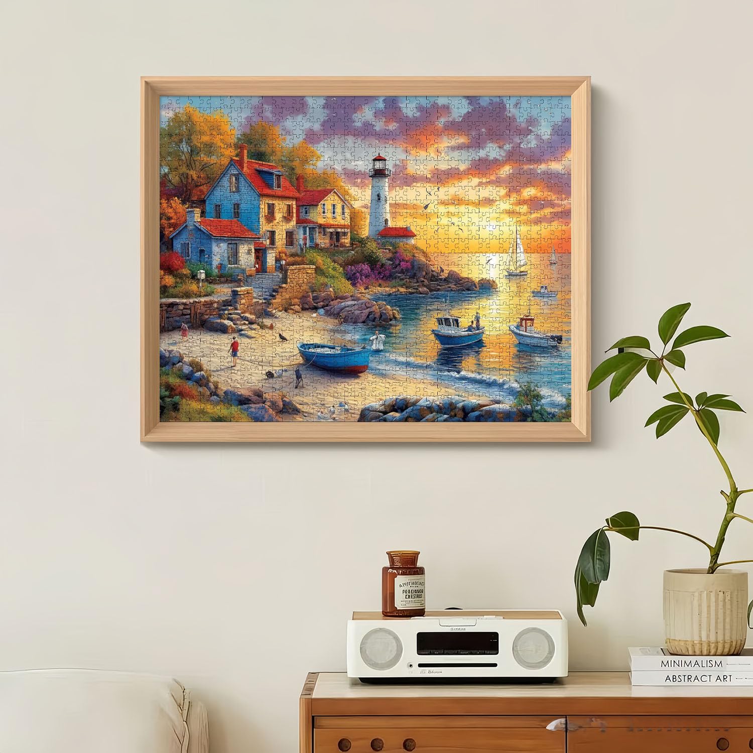 Puzzle 1000 Teile Landschaft Klassische Puzzle Erwachsene 70 X 50cm, 1000-Teile-Puzzle Geeignet als Wanddekoration und Geschenk mit 1:1-Poster und Geschenkbox