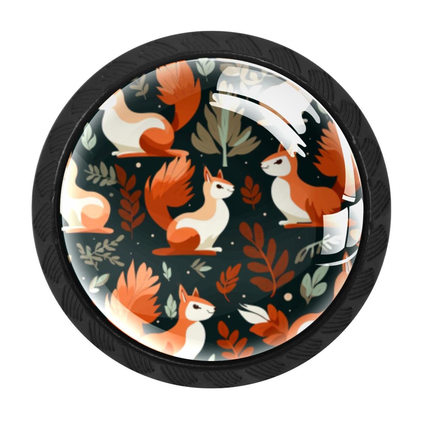 Chenzzzz Multicolored 14 4 Pack Squirrel Drawer Knob Cabinet Hardware