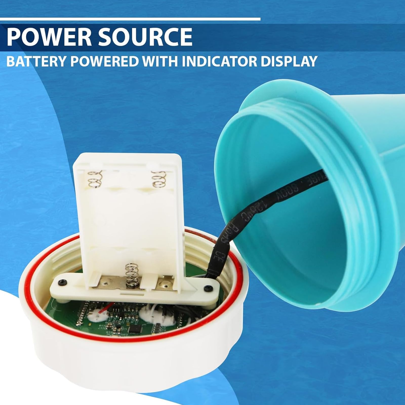 Tester di qualità dell'acqua 6 in 1 con calibrazione automatica, connessione app e archiviazione dati, misura pH, CL, CE, TDS, ORP e temperatura per acquario, acqua potabile e piscina