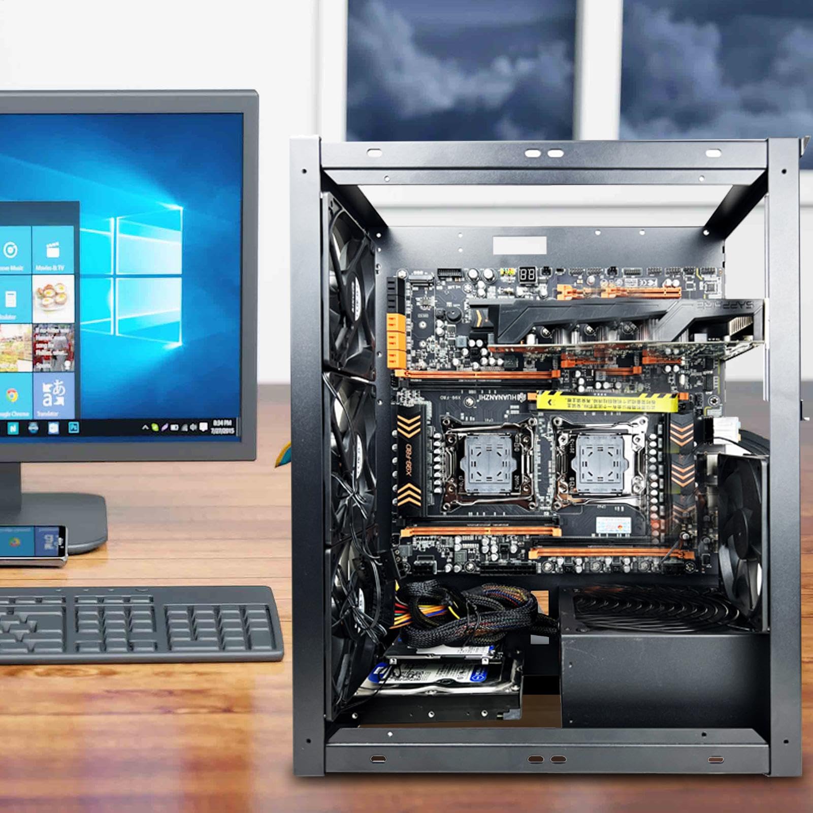Supporto per scheda madre del computer – di supporto per scheda | madre del computer – Supporto per custodia impilabile, supporto per la dissipazione del calore di overclocking per la maggior