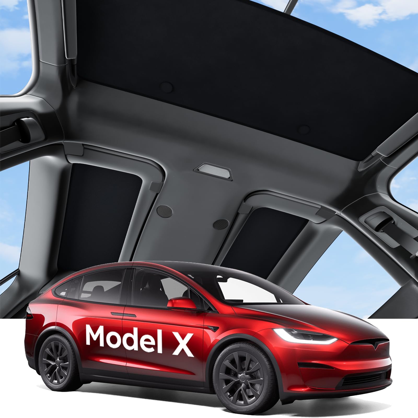 Amazon.com: Wigoo Upgrade Tesla Model X Sunshade Roof [Never Sag