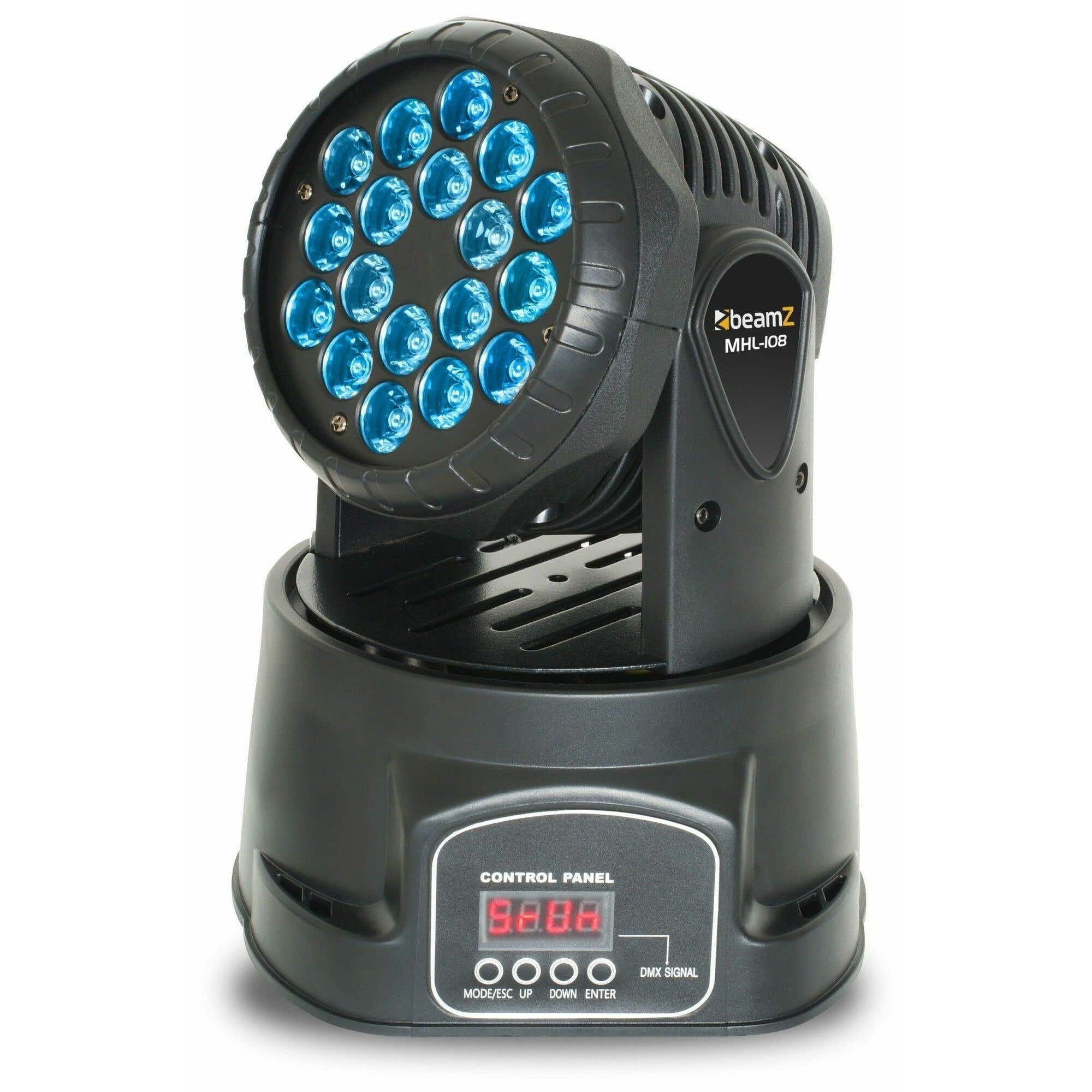 BeamZ MHL108MK4 Cabeza móvil Wash LED RGB | Cobertura uniforme, mezcla homogénea del color, para eventos y conciertos