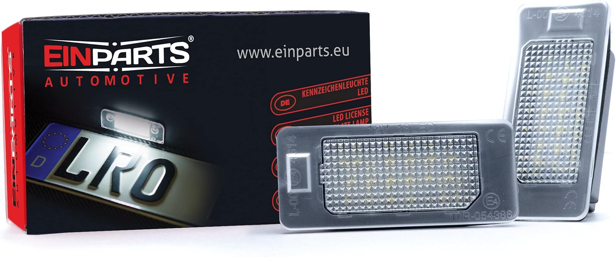 EinParts EP06 LED License Plate Lamps
