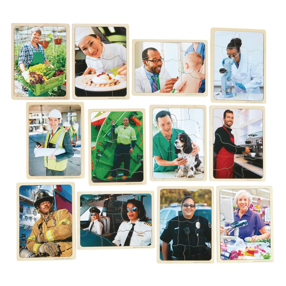 Career Puzzles Set of 12 (Item # CAREERPZ)