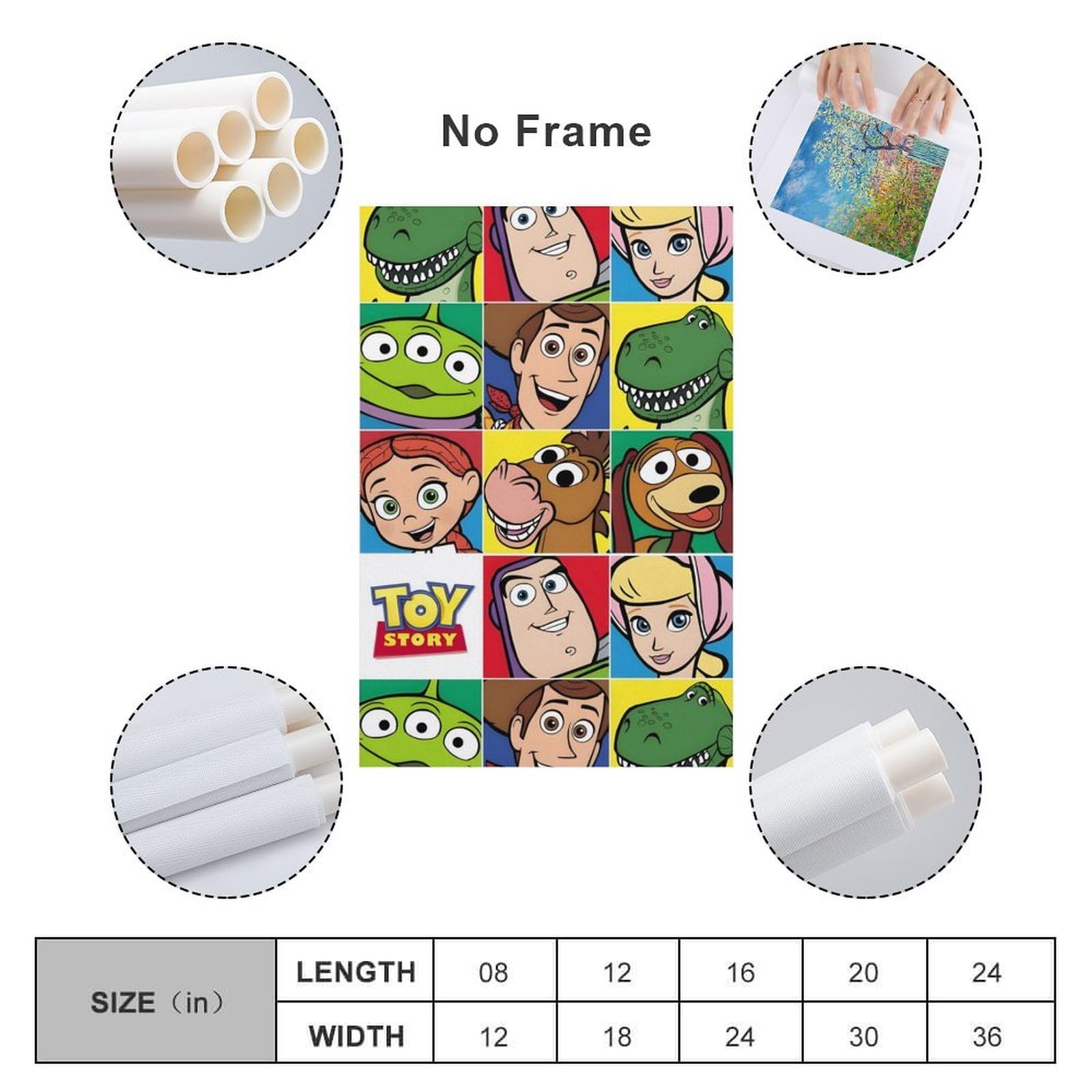 Amazon.co.jp: トイストーリー アートポスター 飾り絵 かわいい