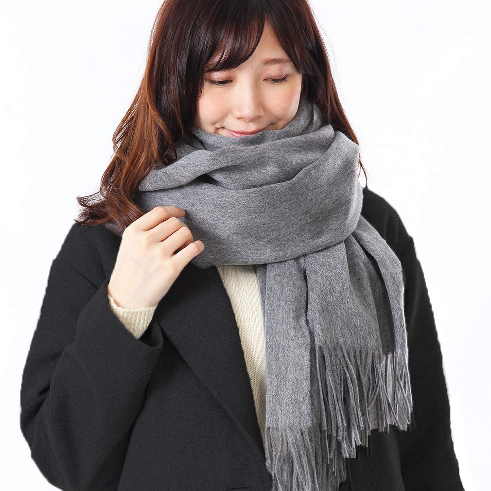 Amazon | [belleapparel] カシミヤ混ストール ウール ショール