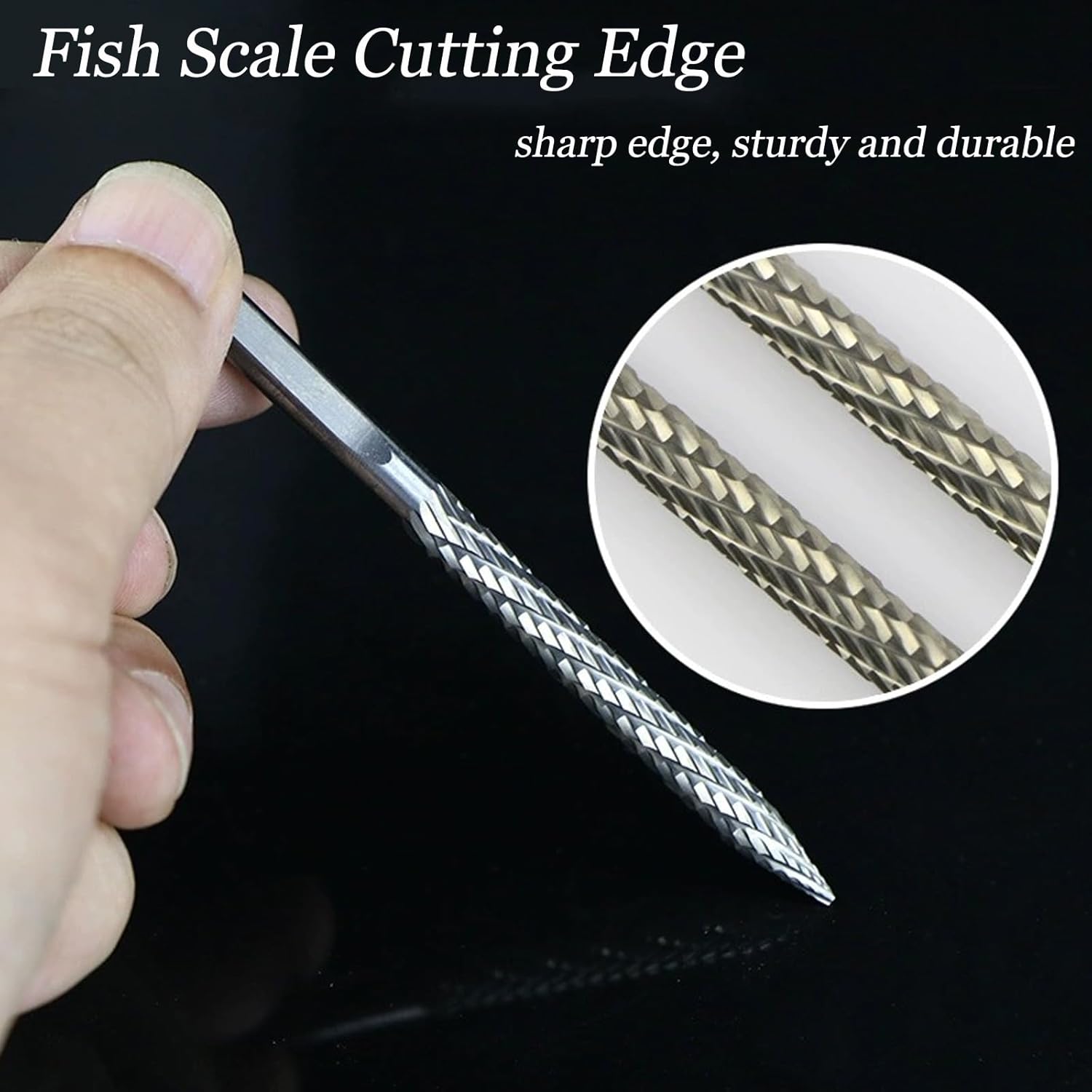 3/16 Inch 4.5mm High Carbide Steel Burr Drill Bit Tire Reamer Carbide Cutters Rotary File Reamer Wire Cutter Tire Repair Tool Automobile Car Tool