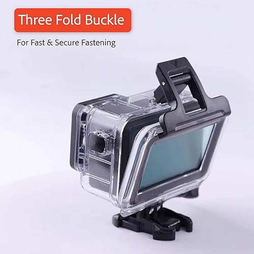 Miniatura 7 de REFLEX CAMERA Carcasa transparente impermeable con pantalla táctil transparente. Compatible con DJI Osmo Action 3 y 4 y Osmo Action 5 Pro. Probado